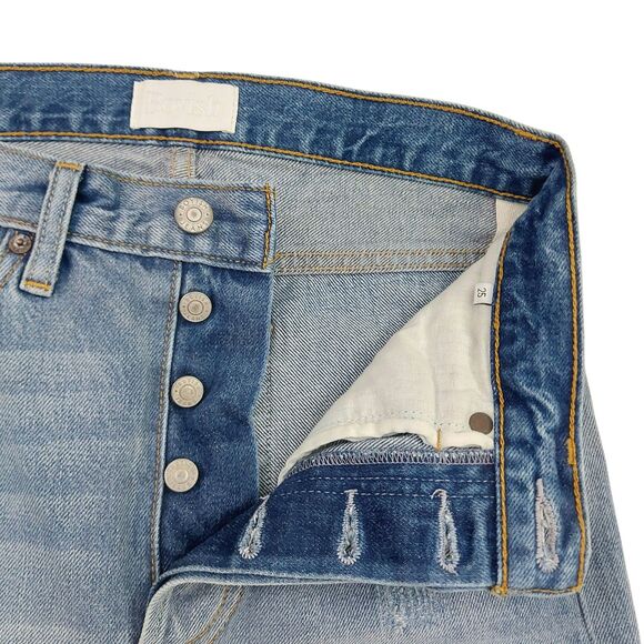 Boyish by Her Billy Jeans Womens 25 Easy Rider Button Fly Distressed Retro Y2K - Picture 5 of 13